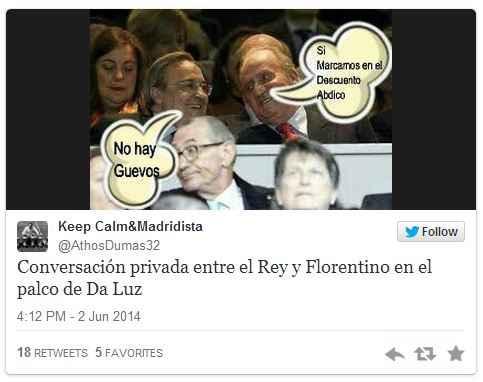 Abdicación del rey humor twets