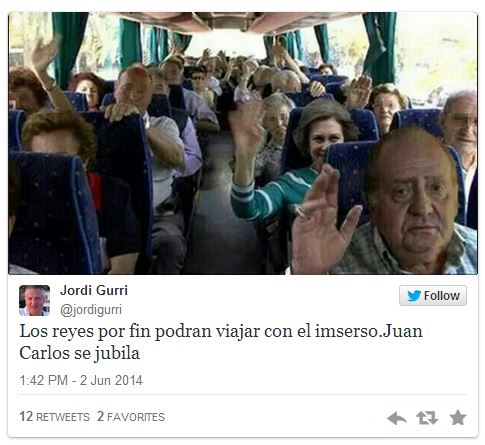 Abdicación del rey humor twets