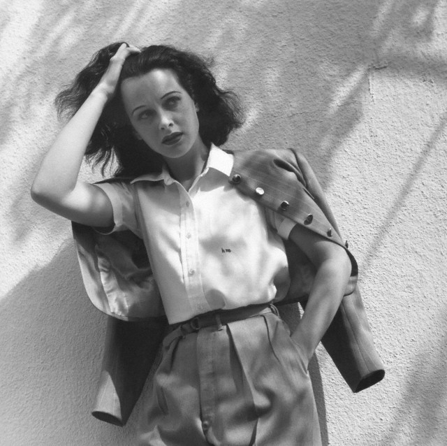 Actress Hedy Lamarr in Blouse and Jacket