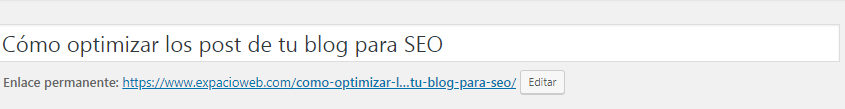 Cómo optimizar los post de tu blog para SEO